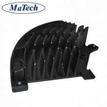 Custom CNC Machining Die Casting Heatsink with Black Powder Coating